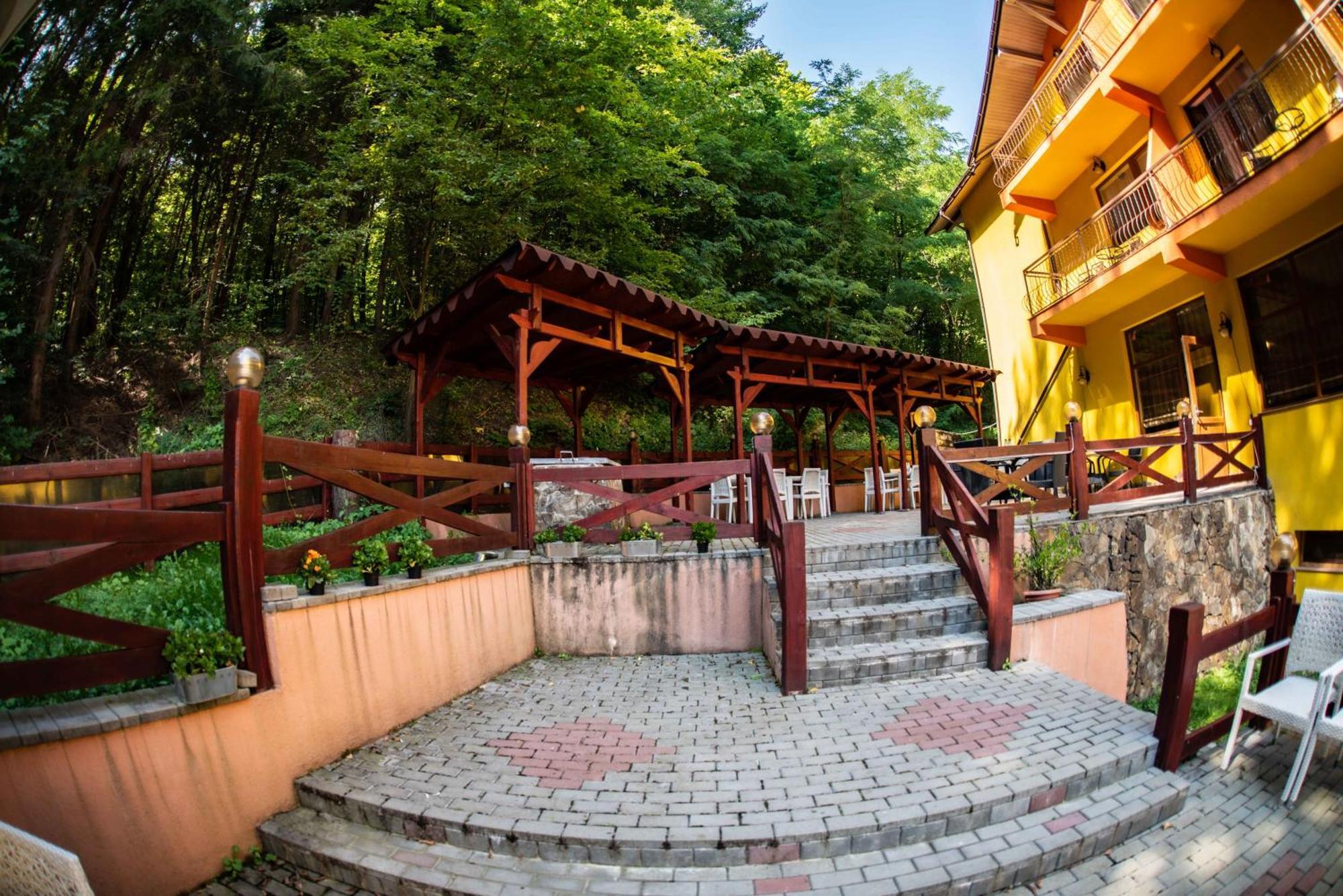 Hotel Trei Brazi Baile Olanesti Bagian luar foto